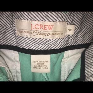 Blue/Green J Crew shorts